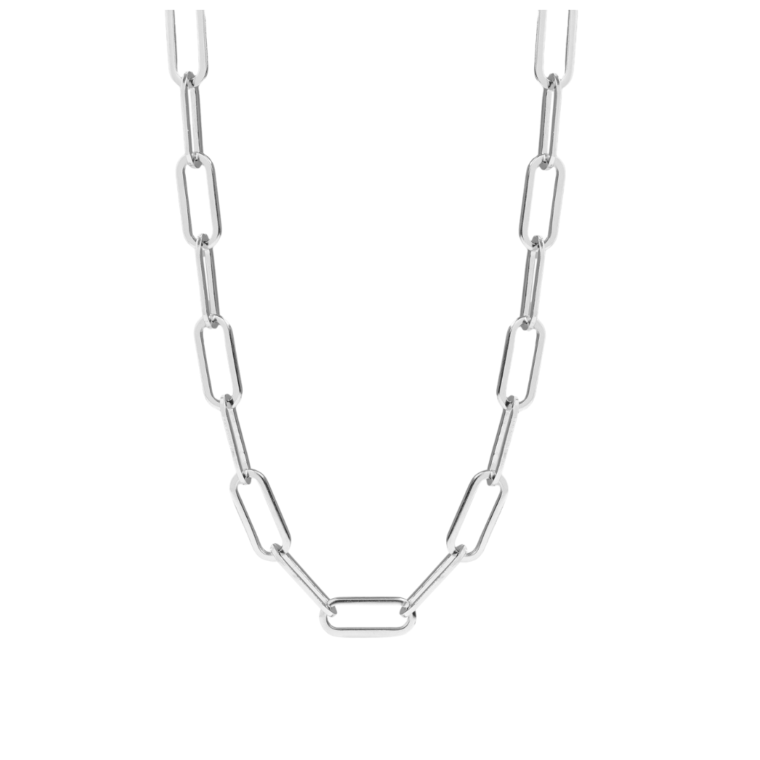 Silver Large Sage Necklace