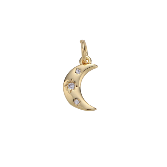 Mini Crescent Moon Charm