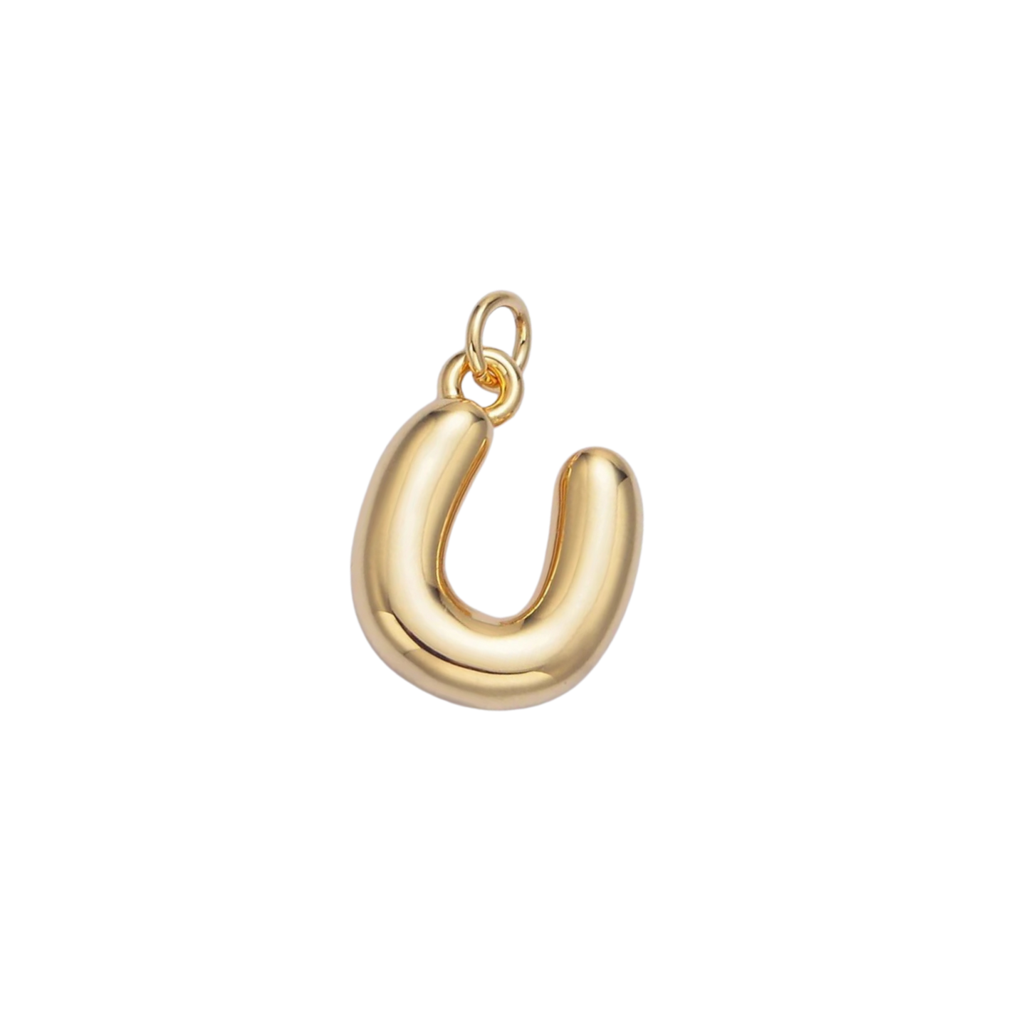 Mini Bubble Initial Charm