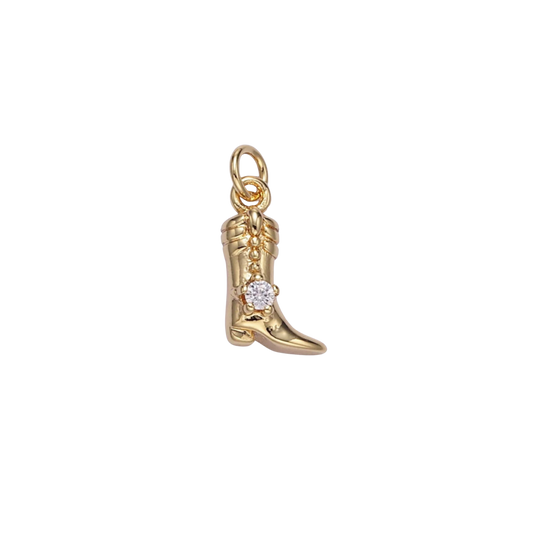 Mini Cowboy Boot Charm