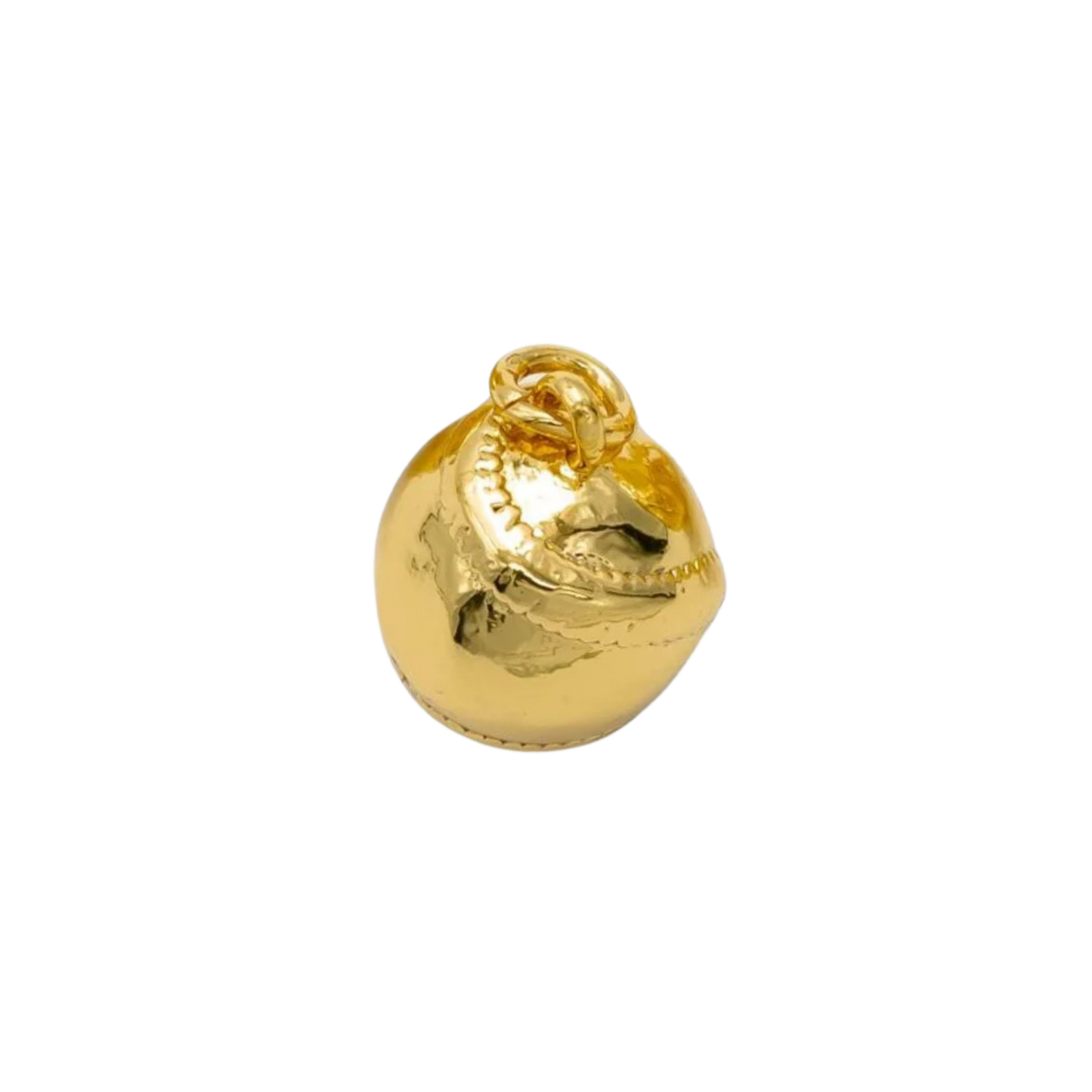 Small Gold Baseball/Softball Charm