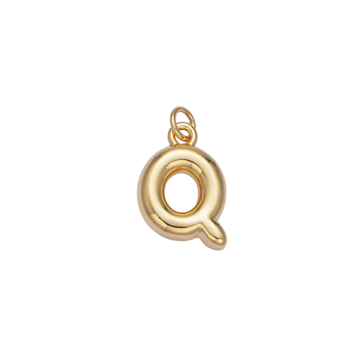 Mini Bubble Initial Charm