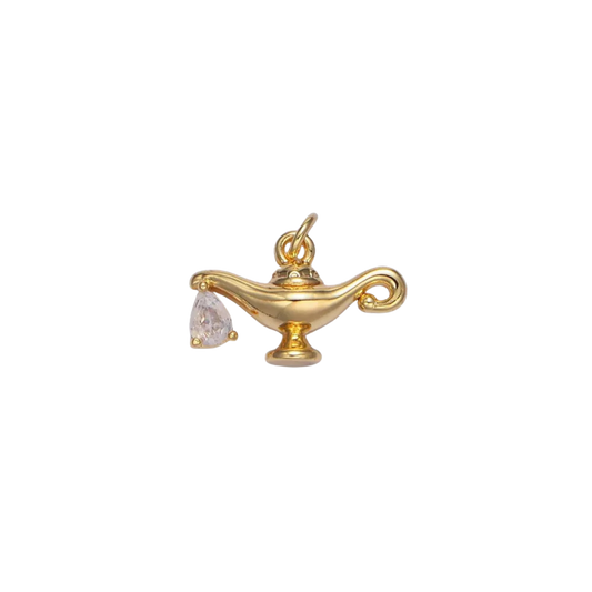 Small Genie Lamp Charm