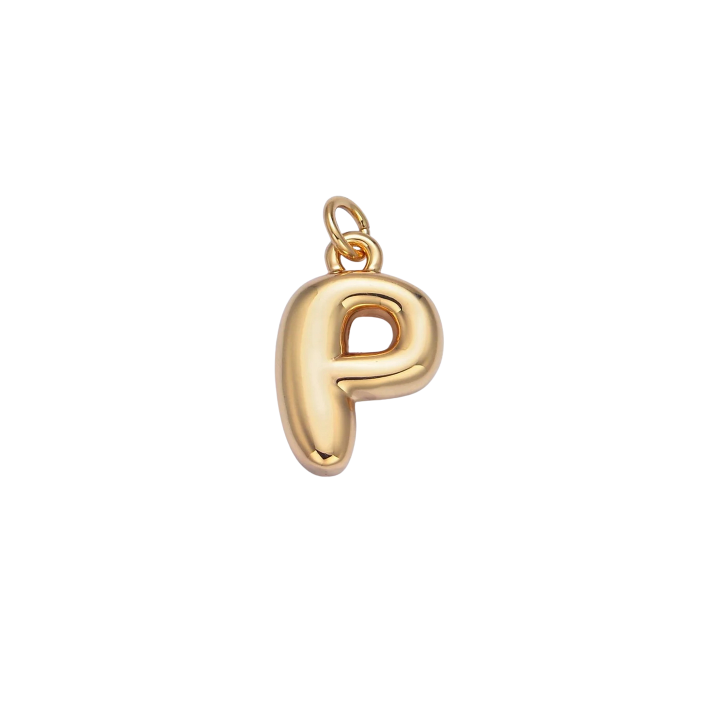 Mini Bubble Initial Charm