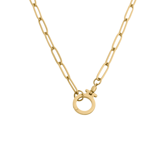 18K Hardware Charm Holder Necklace