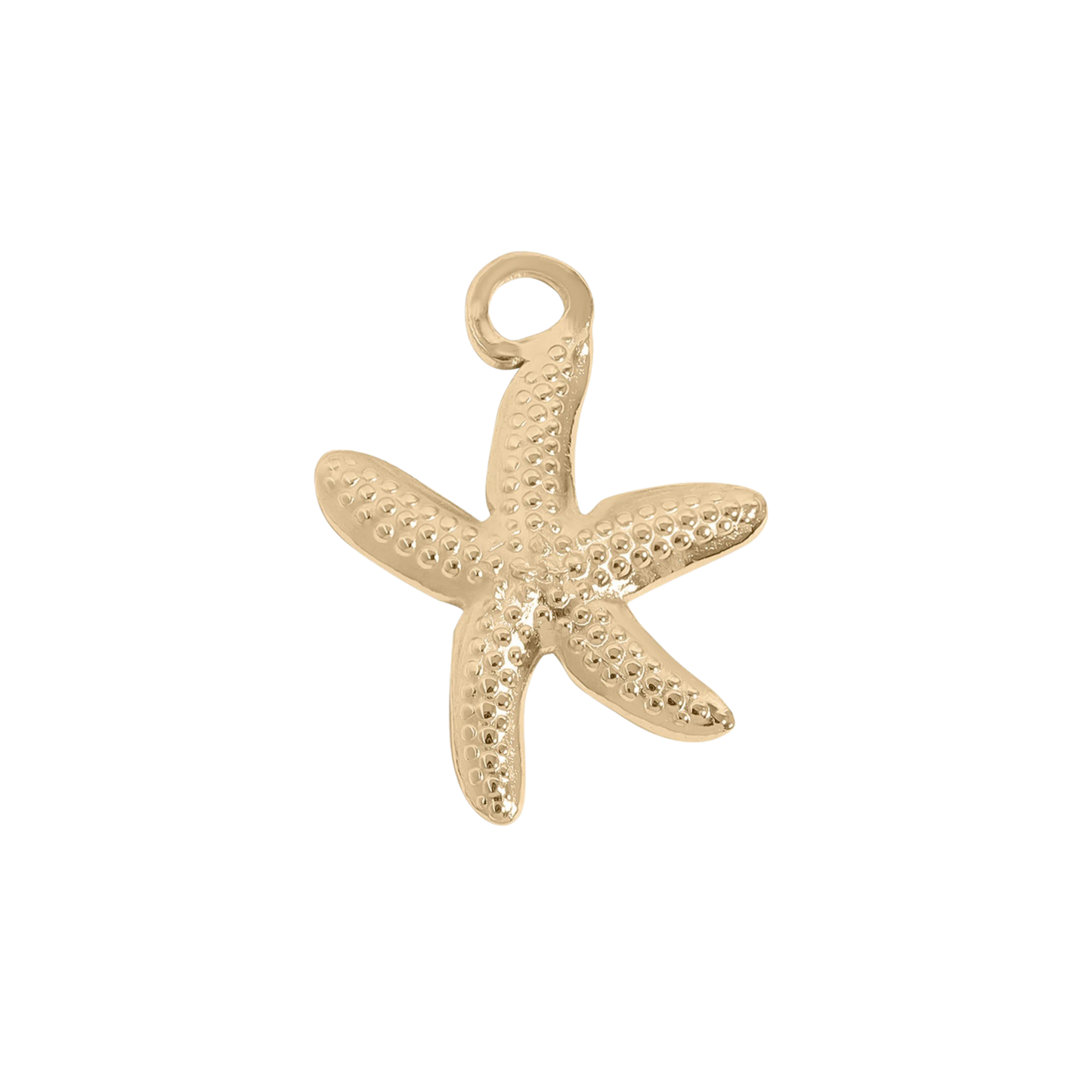 Medium Gold Starfish Charm