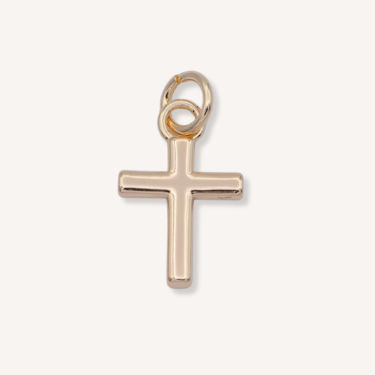 Gold Cross Charm
