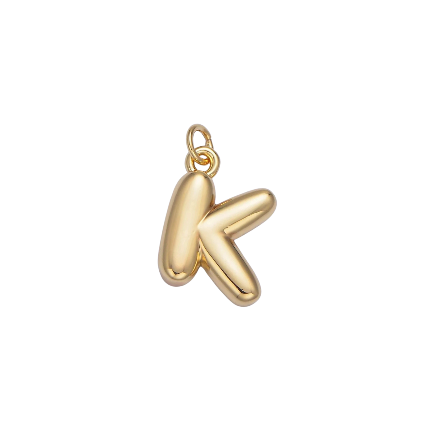 Mini Bubble Initial Charm