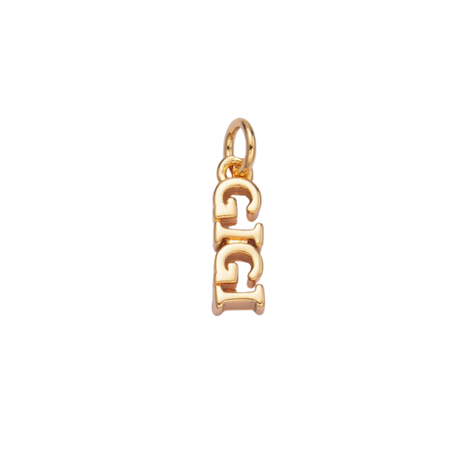 Mini "Gigi" Word Charm