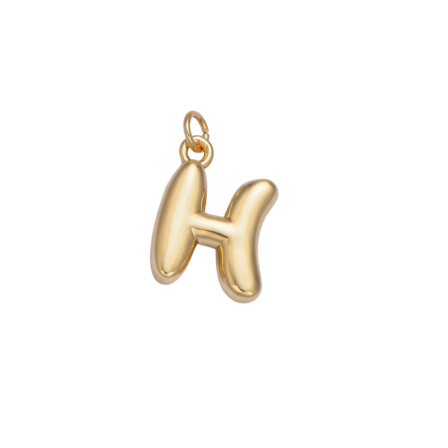 Mini Bubble Initial Charm