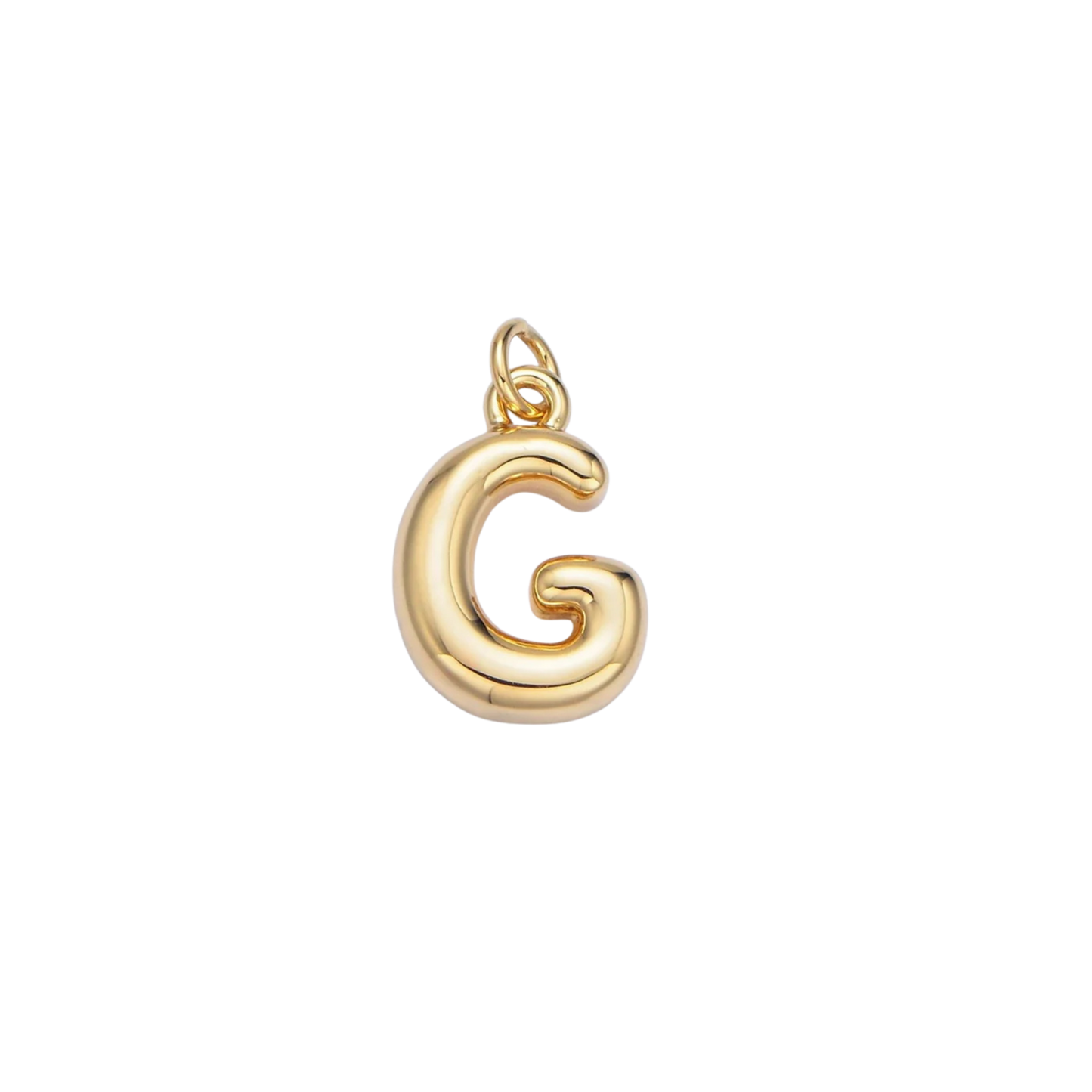 Mini Bubble Initial Charm