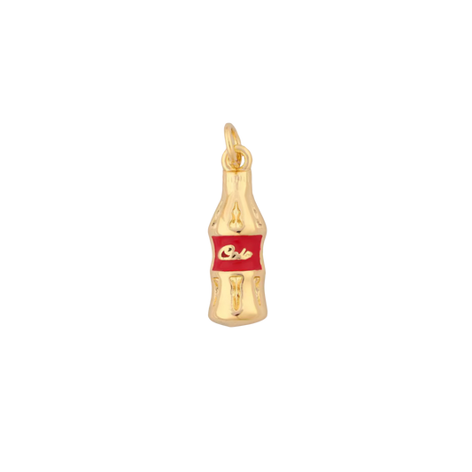 Small Coke Soda Bottle Charm