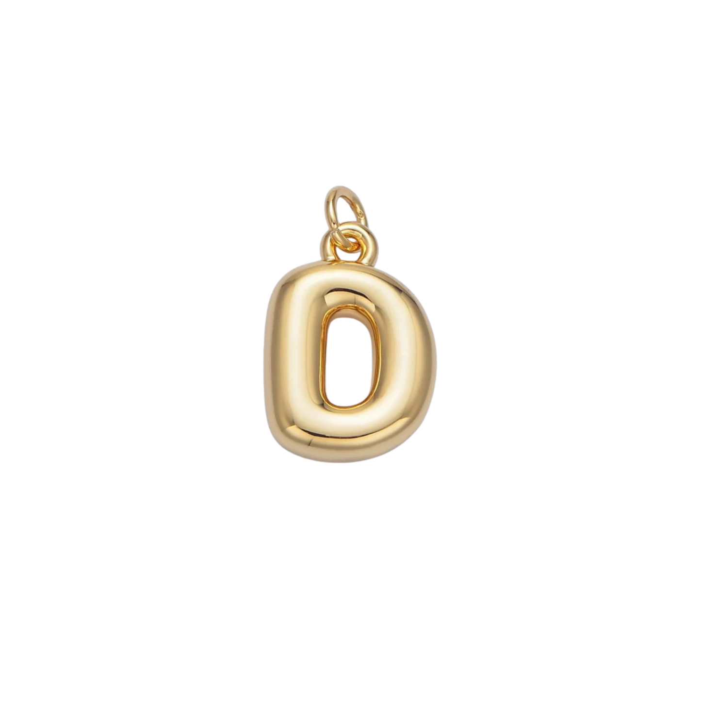 Mini Bubble Initial Charm