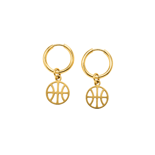 Basketball Dangle Earrings