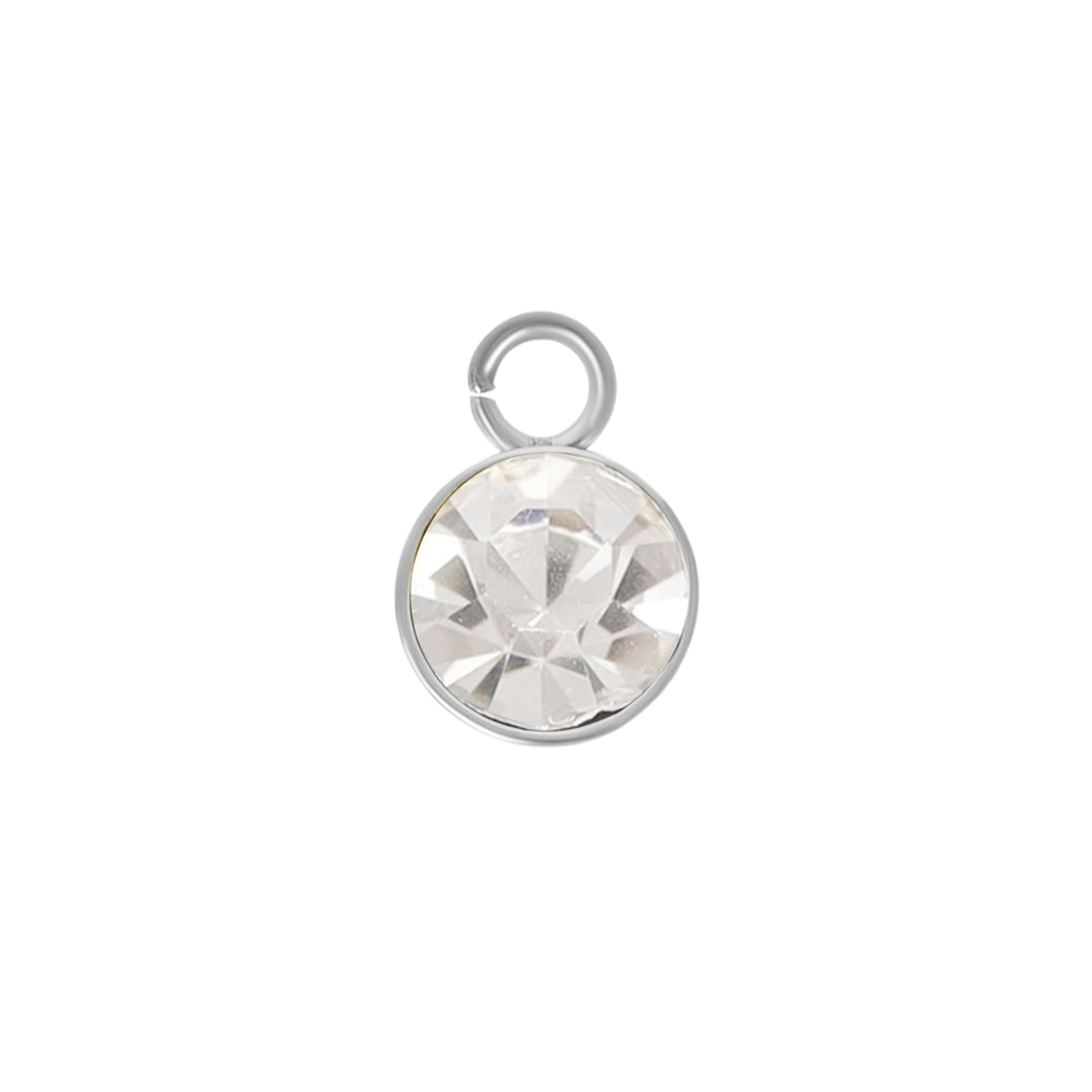 Mini Silver Birthstone Charms