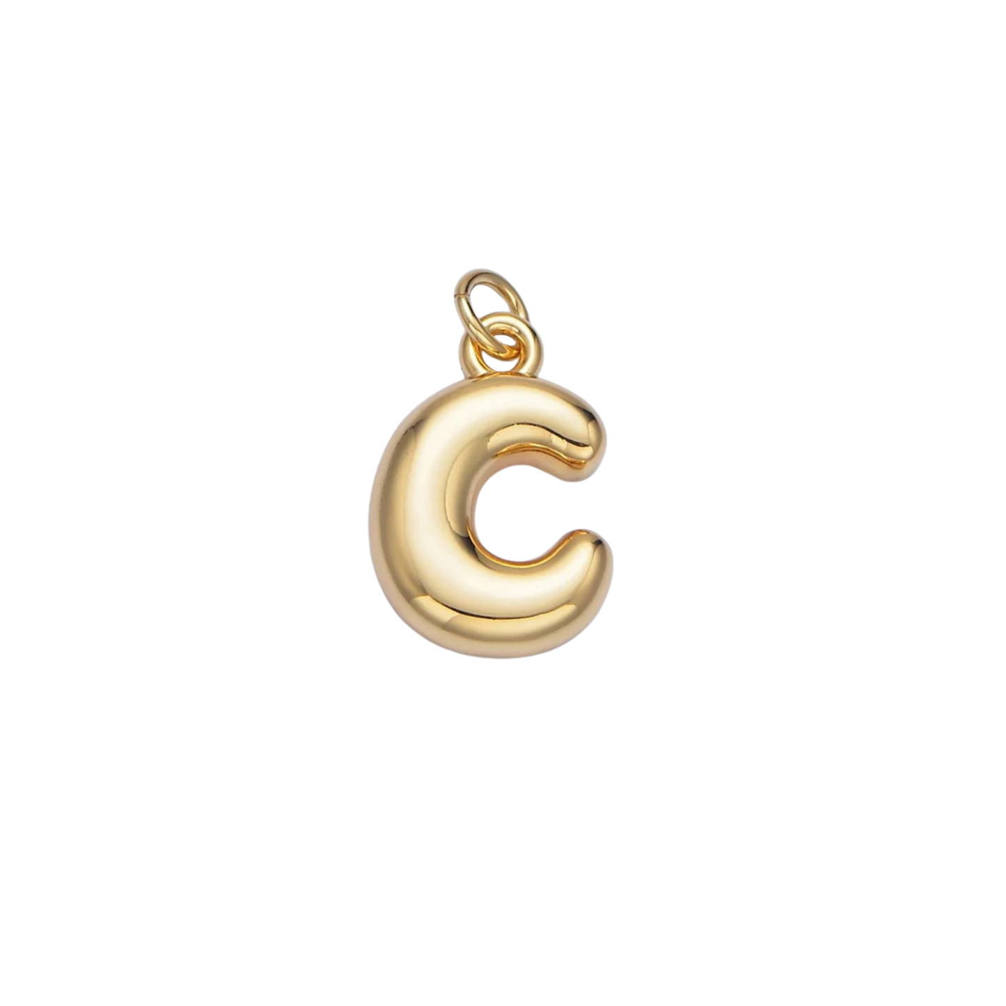 Mini Bubble Initial Charm