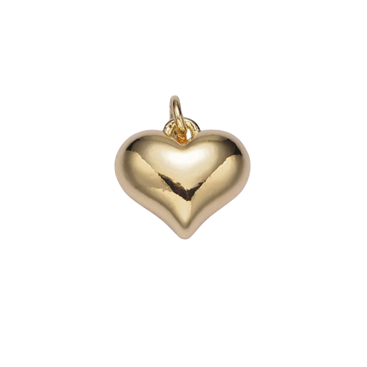Small Bubble Heart Charm