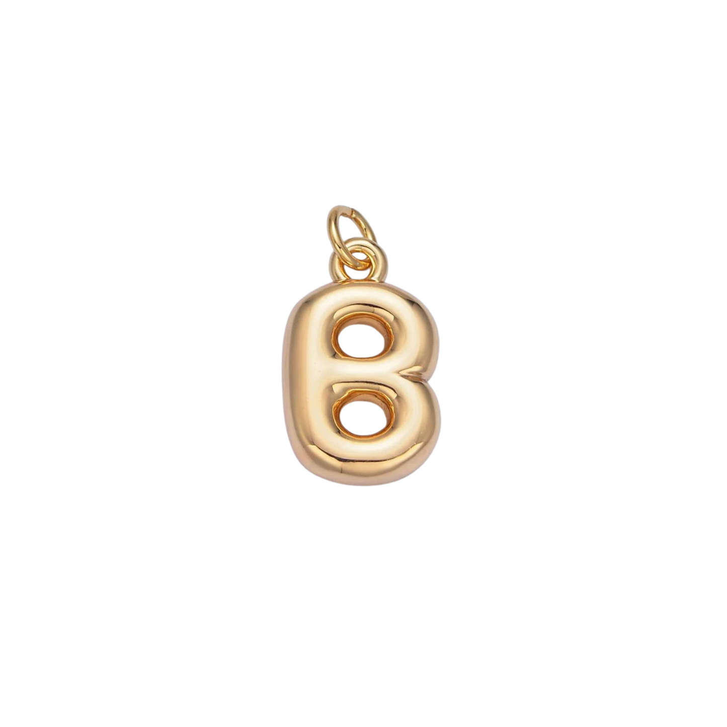 Mini Bubble Initial Charm