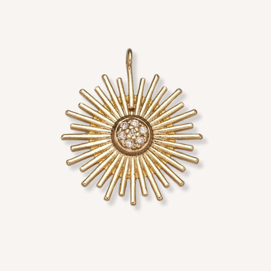Medium Sunburst Charm