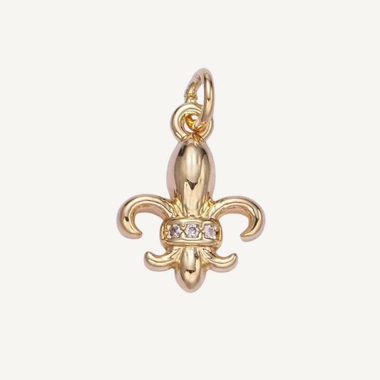 Mini Fleur de Lis Charm