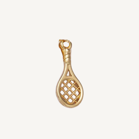 Mini Tennis Racket Charm