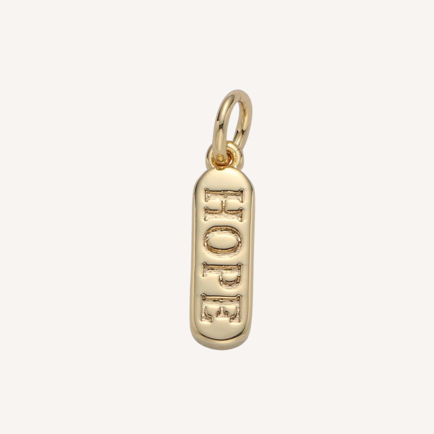 Mini Word Tag Charms