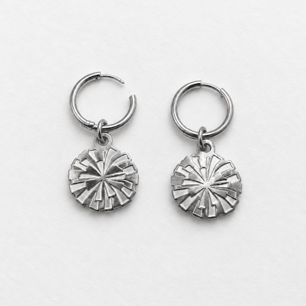 Pom Dangle Earrings