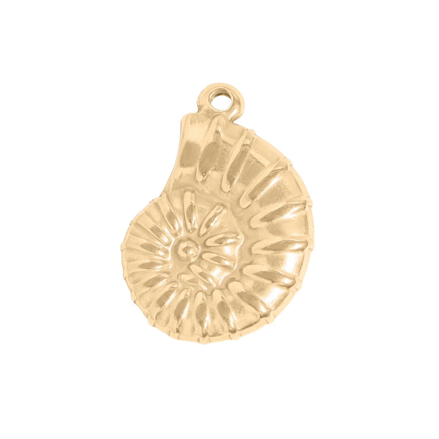 Large Gold Nautilus Charm