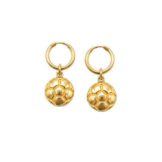 Soccer Ball Dangle Earrings