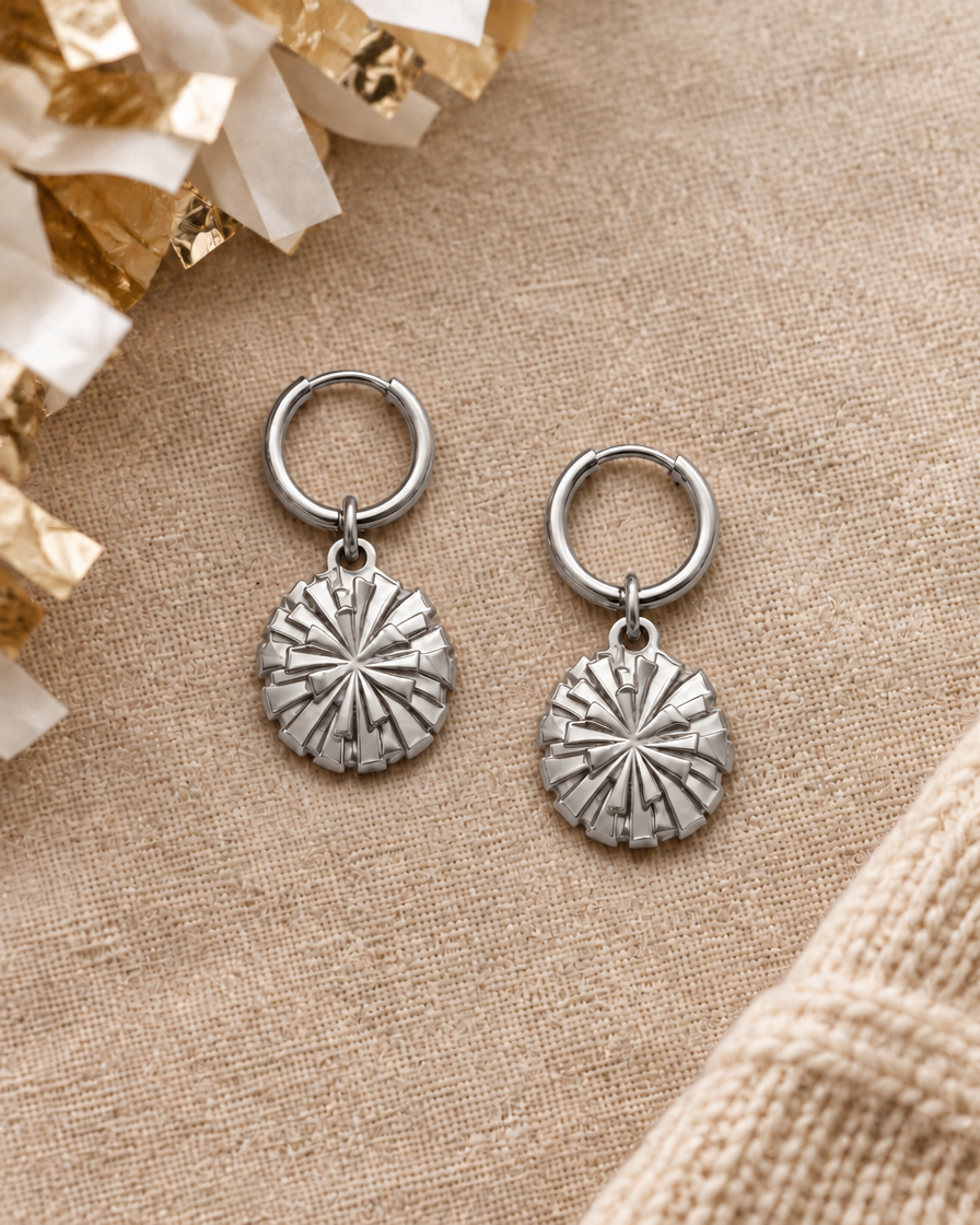 Pom Dangle Earrings