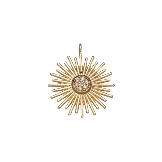 Medium Sunburst Charm