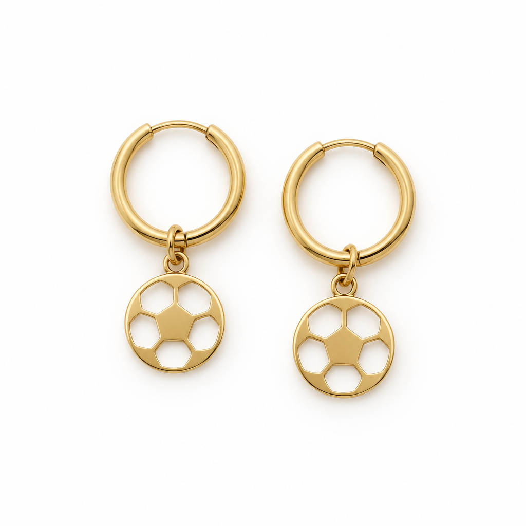 Soccer Dangle Earrings
