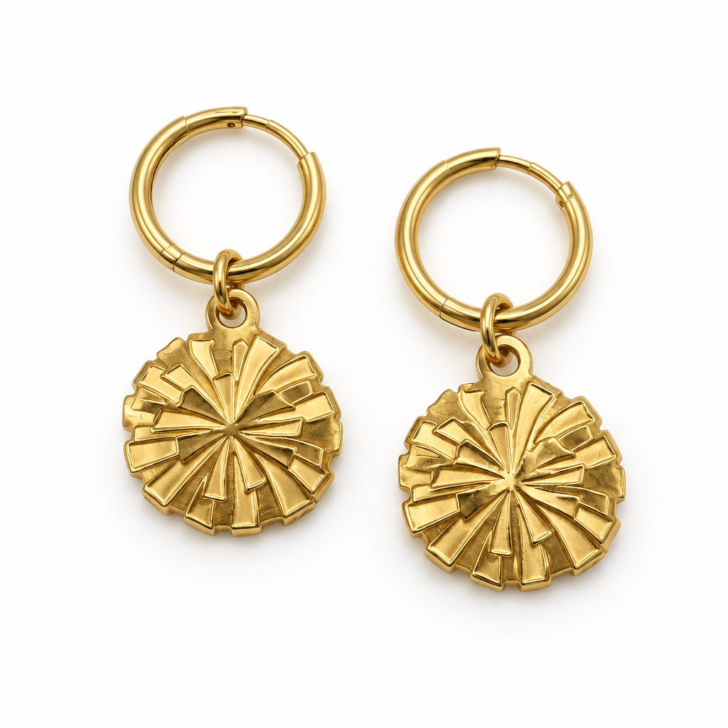 Pom Dangle Earrings