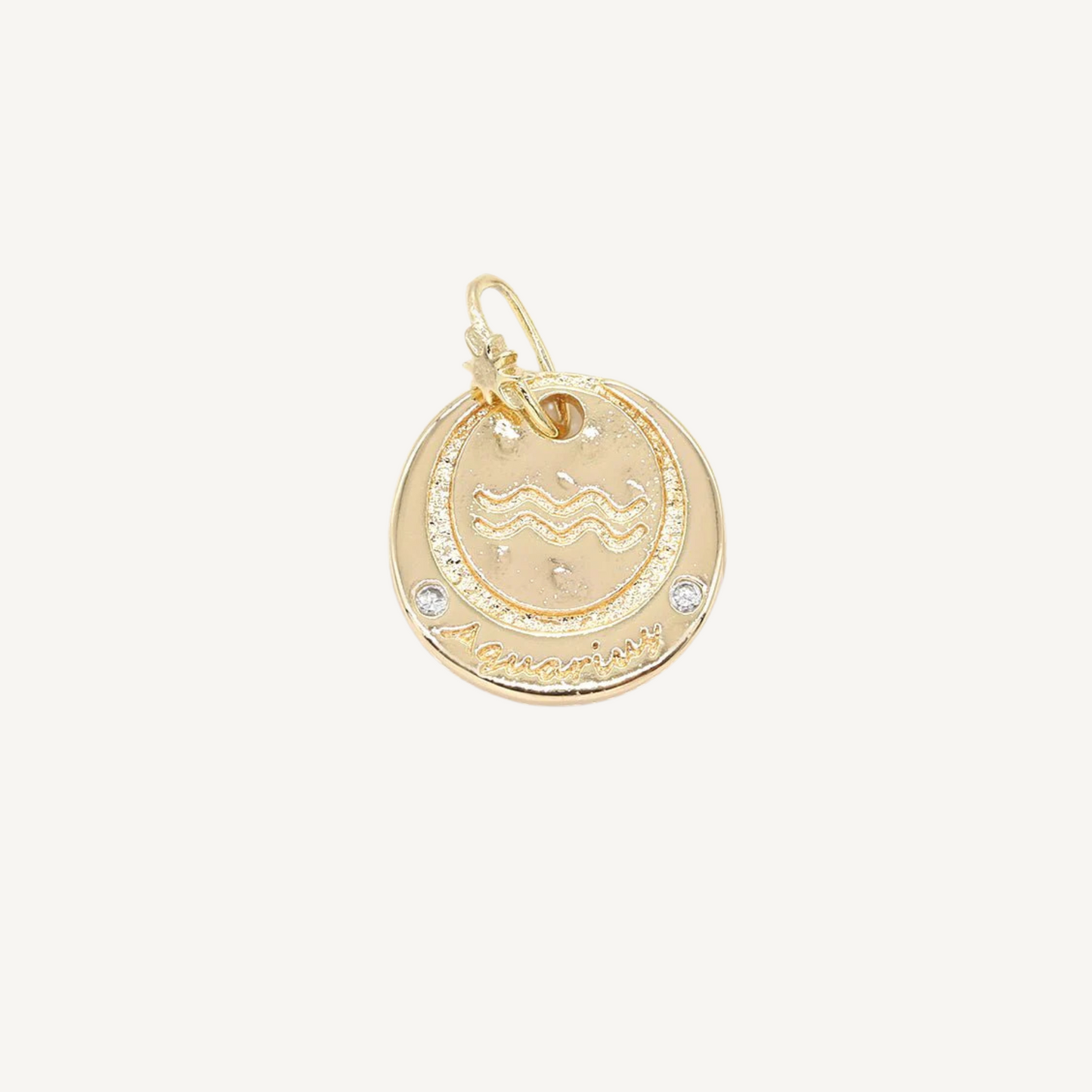 Medium Zodiac Coin Charm
