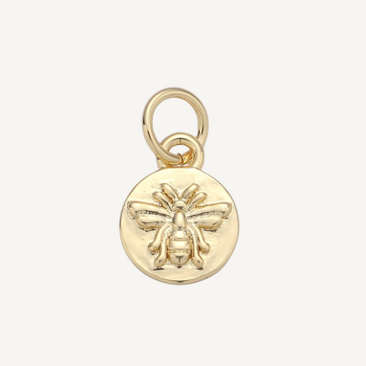 Mini Bee Disc Charm