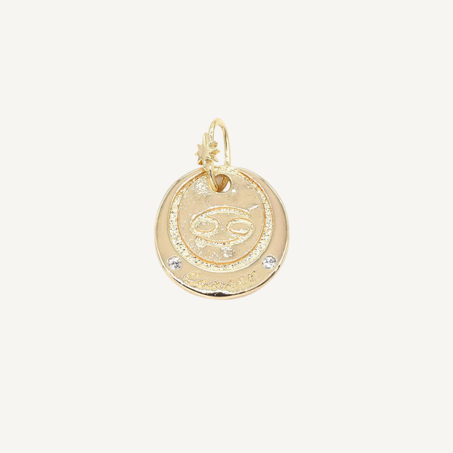 Medium Zodiac Coin Charm