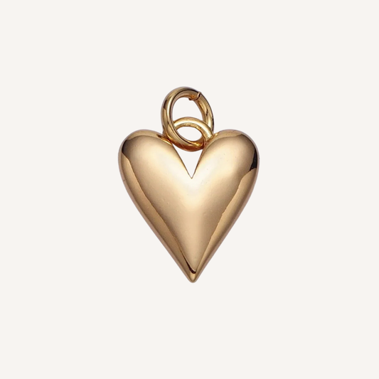Mini Gold Heart Charm