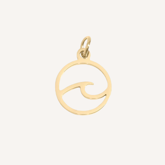 Small Wave Charm
