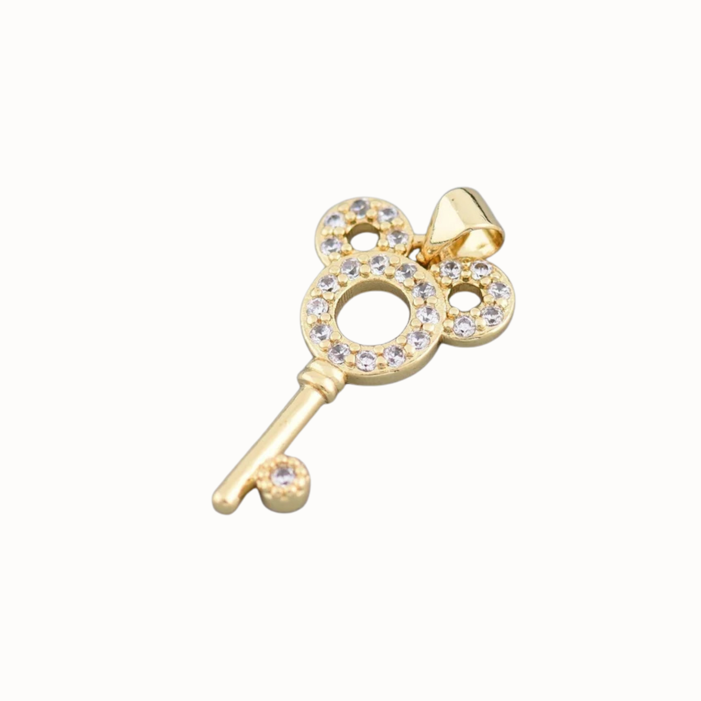 Large Mouse Ears Key Charm