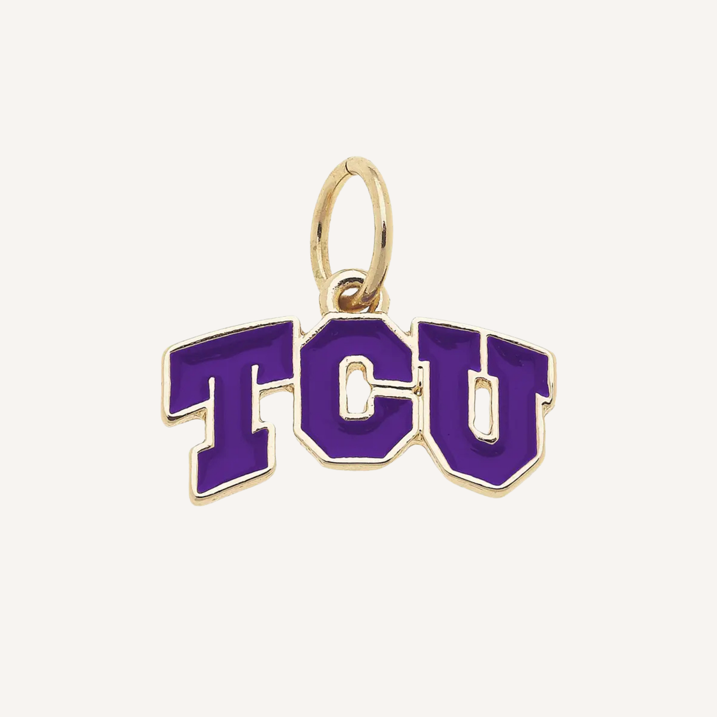 Large TCU Frogs Logo Charms