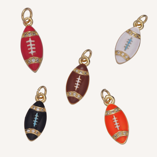 Small Football Charms