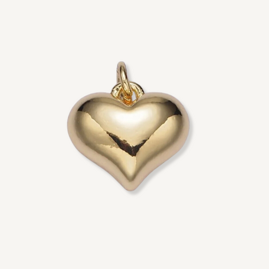 Small Bubble Heart Charm