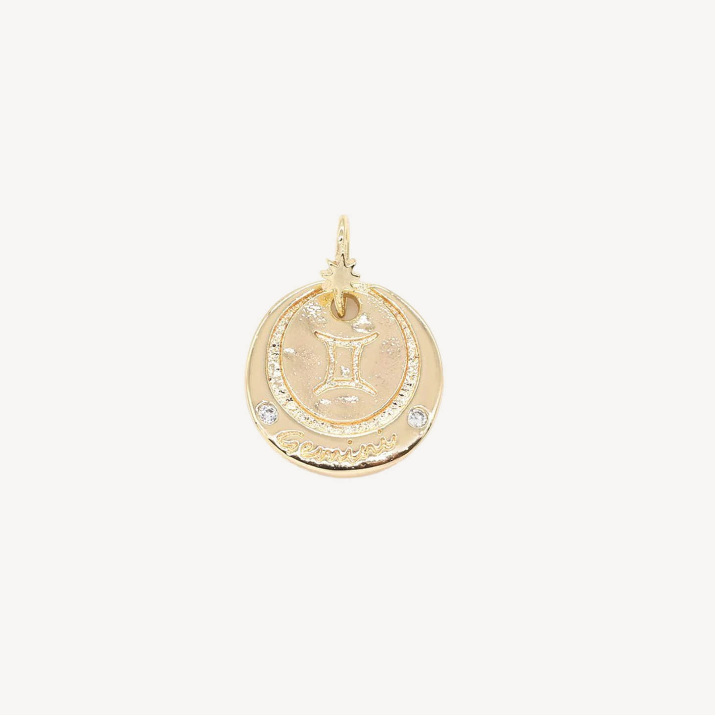 Medium Zodiac Coin Charm