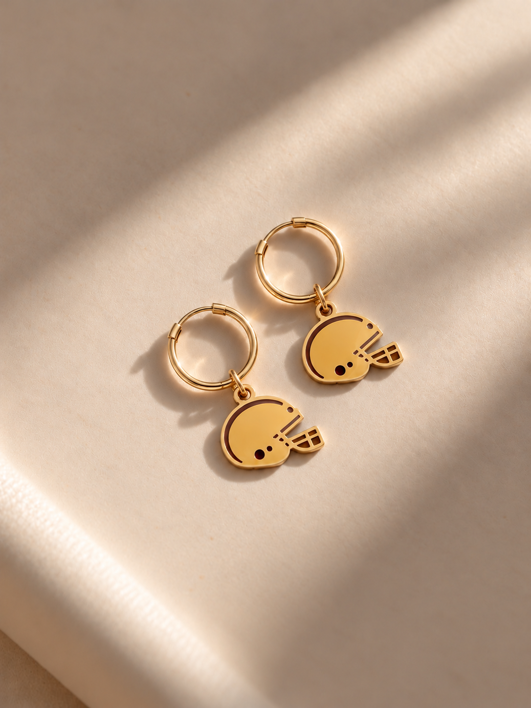 Football Helmet Dangle Earrings