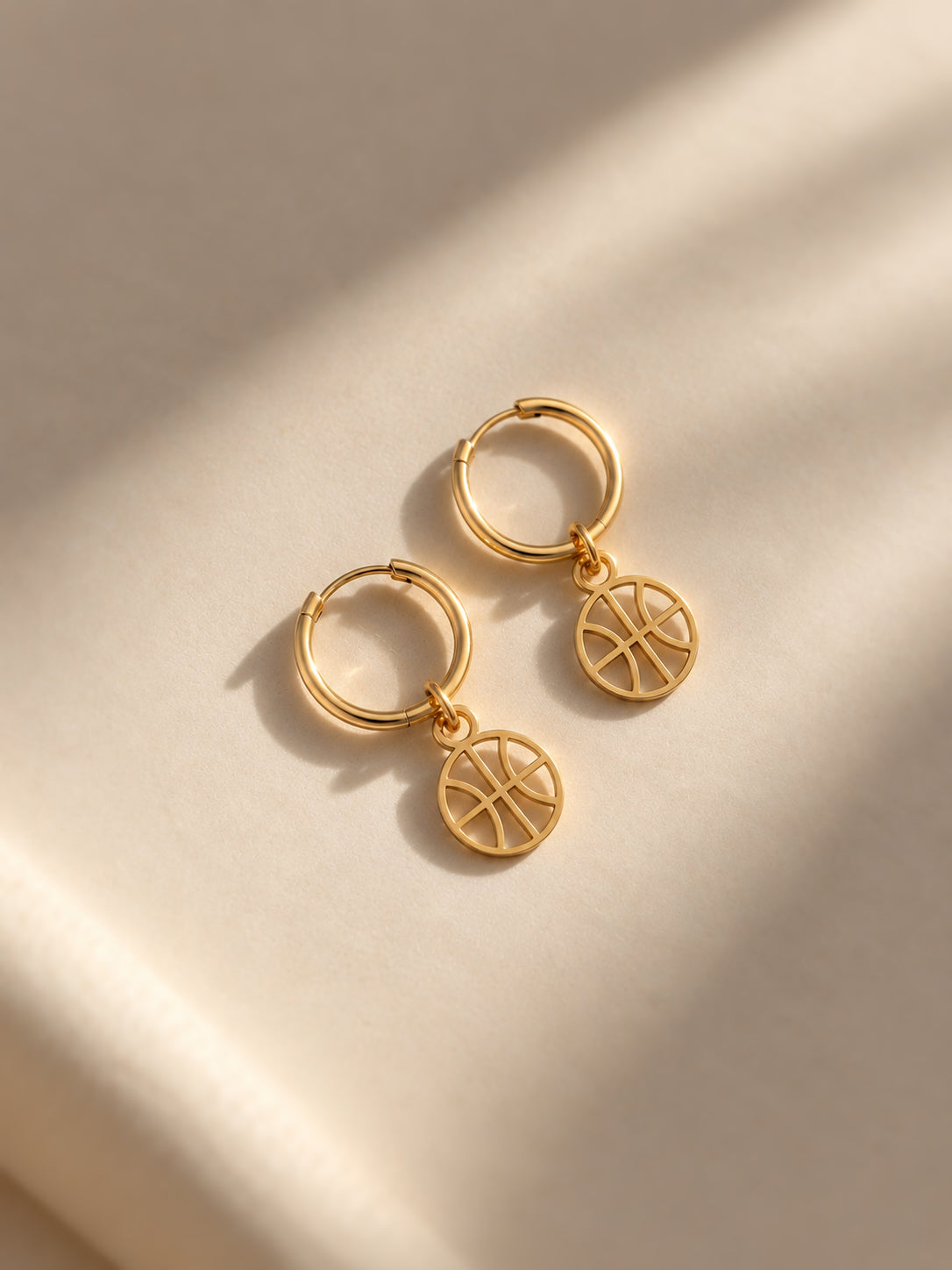 Basketball Dangle Earrings