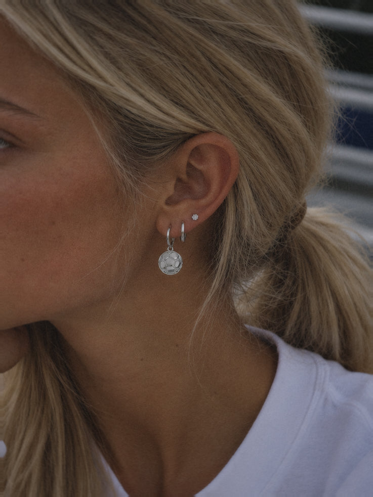 Soccer Ball Dangle Earrings