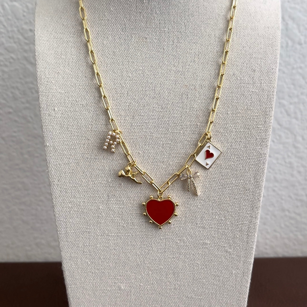 Large Red Heart Charm