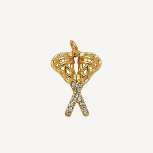 Small Lacrosse Stick Charm