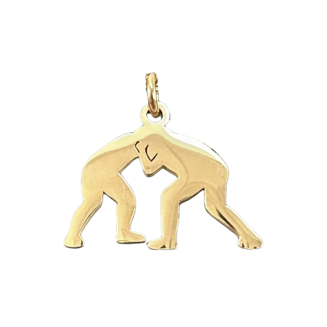 Large Wrestling Charm (Engravable)