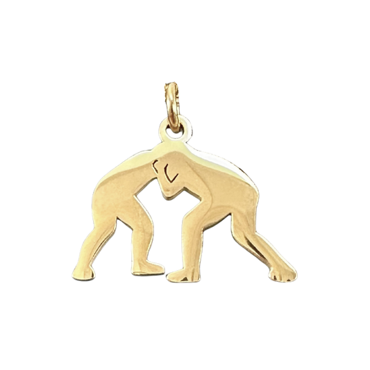 Large Wrestling Charm (Engravable)